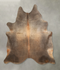 Chocolate XX-Large Brazilian Cowhide Rug 7'10