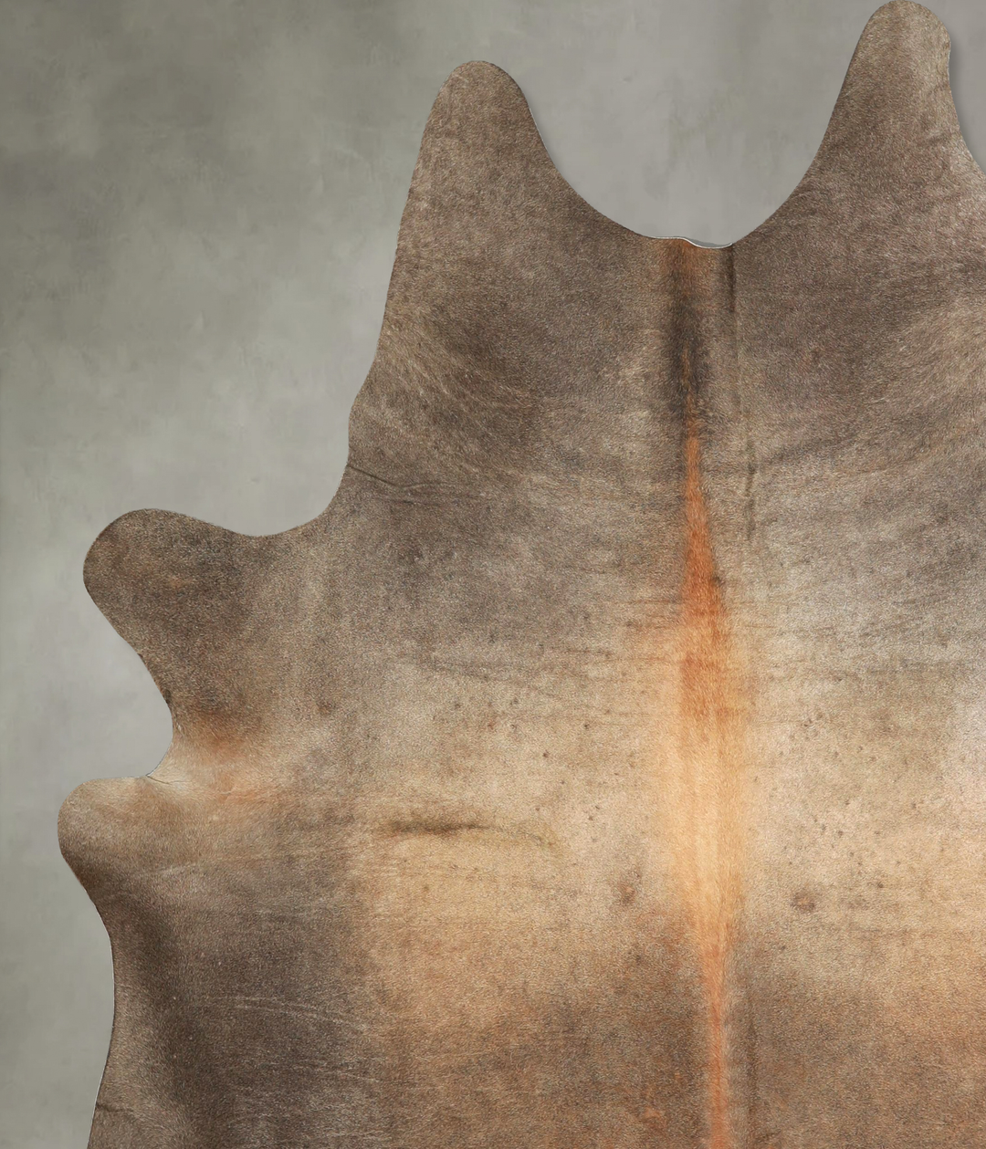 Chocolate XX-Large Brazilian Cowhide Rug 7'10"H x 6'8"W #A49964 by Hud