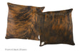 Medium Brindle Cowhide Pillow 20x20 #A50008 by Hudson Hides