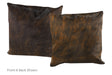 Dark Brindle Cowhide Pillow 20x20 #A50009 by Hudson Hides