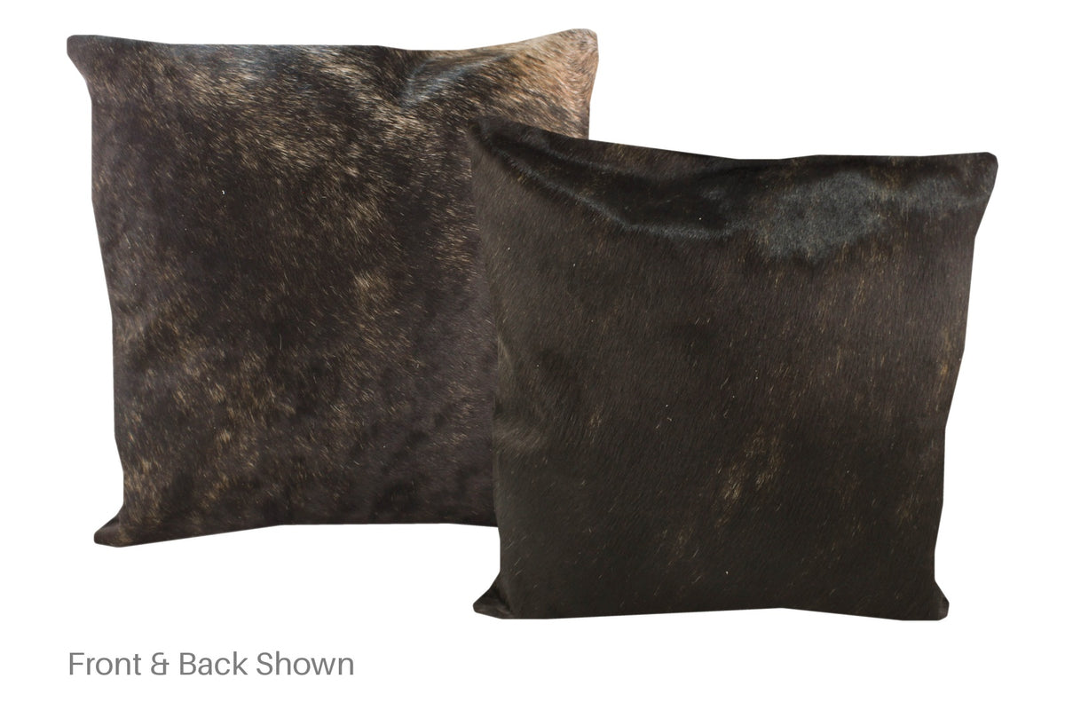 Dark Brindle Cowhide Pillow #A50012