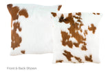 Tricolor Cowhide Pillow 20x20 #A50016 by Hudson Hides
