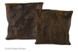 Dark Brindle Cowhide Pillow 20x20 #A50019 by Hudson Hides