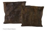 Dark Brindle Cowhide Pillow 20x20 #A50019 by Hudson Hides