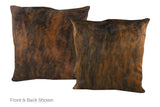 Medium Brindle Cowhide Pillow 20x20 #A50035 by Hudson Hides