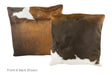 Chocolate Cowhide Pillow 20x20 #A50038 by Hudson Hides
