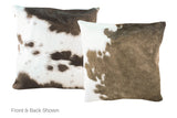 Taupe Cowhide Pillow 20x20 #A50042 by Hudson Hides