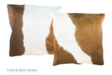 Caramel Cowhide Pillow 20x20 #A50046 by Hudson Hides