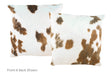 Caramel Cowhide Pillow 20x20 #A50050 by Hudson Hides