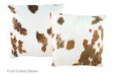Caramel Cowhide Pillow 20x20 #A50050 by Hudson Hides