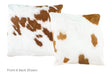 Brown and White Cowhide Pillow 20x20 #A50058 by Hudson Hides