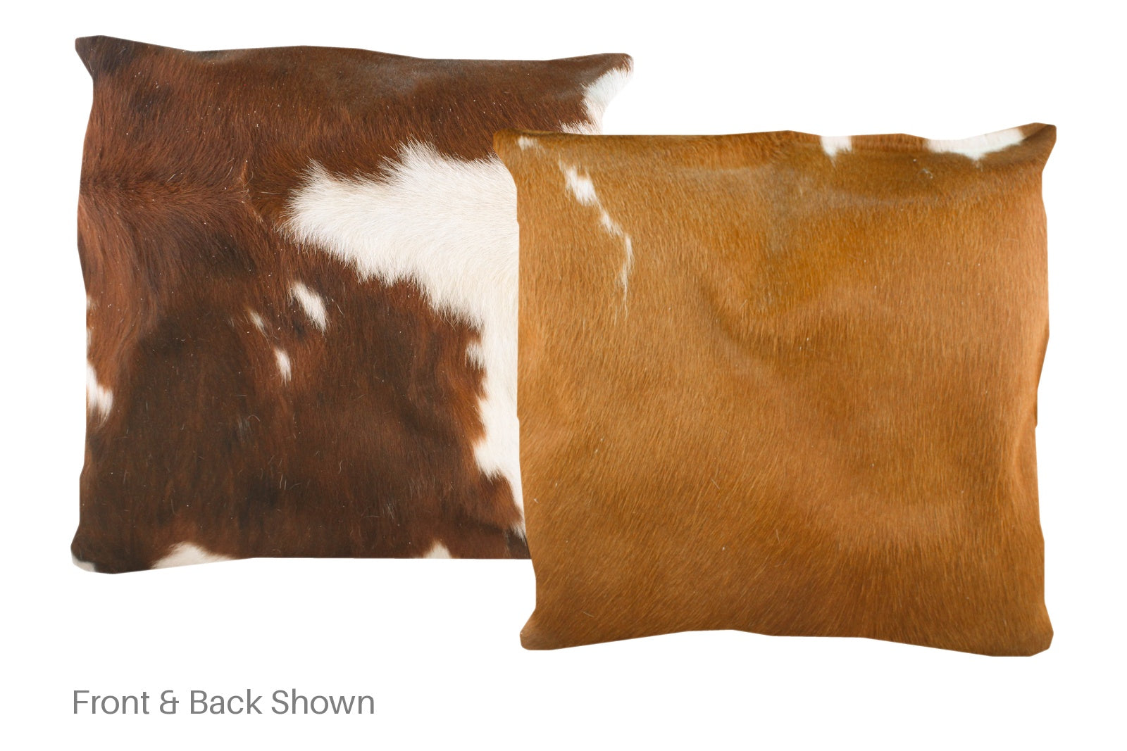 Brown and White Cowhide Pillow #A50066
