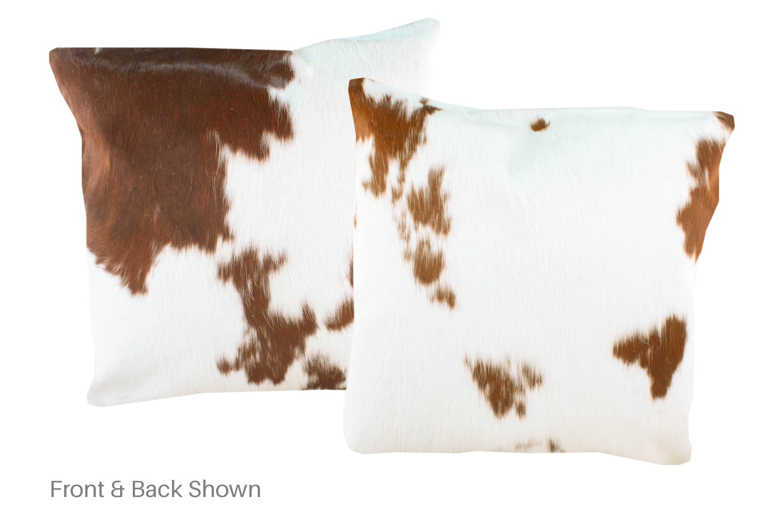 Brown and White Cowhide Pillow #A50067