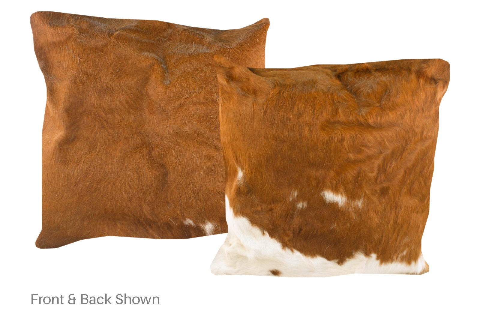 Brown and White Cowhide Pillow #A50068