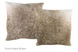 Taupe Cowhide Pillow 20x20 #A50084 by Hudson Hides