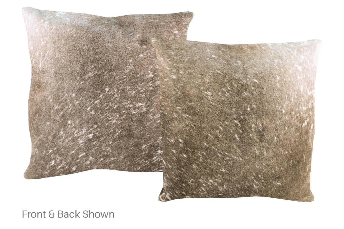Taupe Cowhide Pillow #A50084