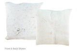 Grey Cowhide Pillow 20x20 #A50097 by Hudson Hides