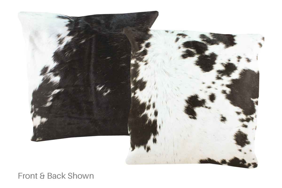 Black and White Cowhide Pillow #A50099