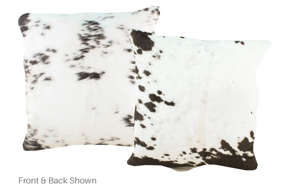 Black and White Cowhide Pillow #A50101
