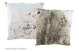 Salt and Pepper Black Cowhide Pillow 20x20 #A50102 by Hudson Hides