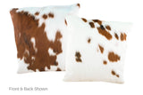 Tricolor Cowhide Pillow 20x20 #A50107 by Hudson Hides