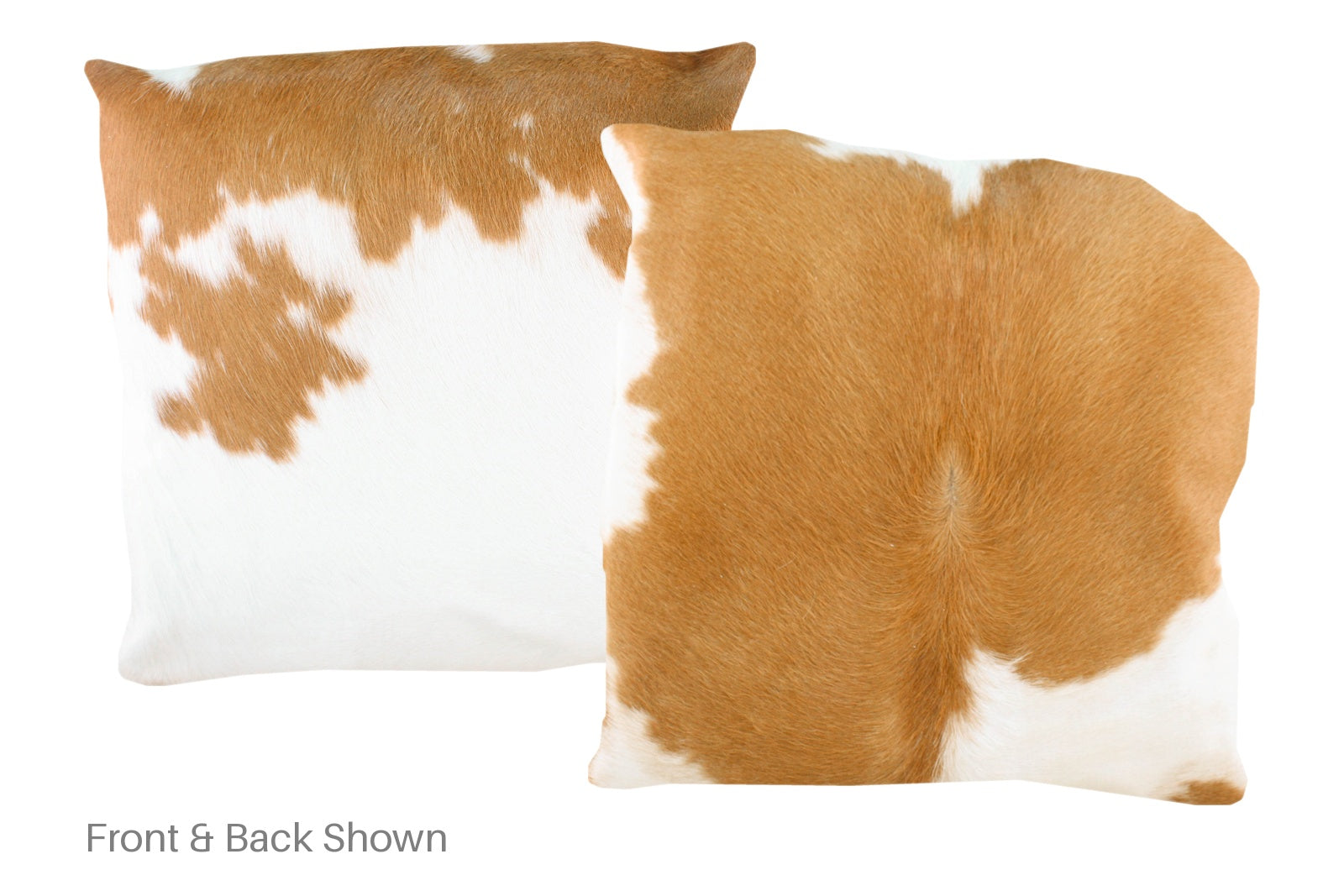 Beige and White Cowhide Pillow #A50117
