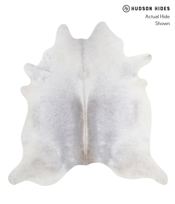 Medium Grey X-Large Brazilian Cowhide Rug 7'1"H x 6'11"W #A5012 by Hudson Hides