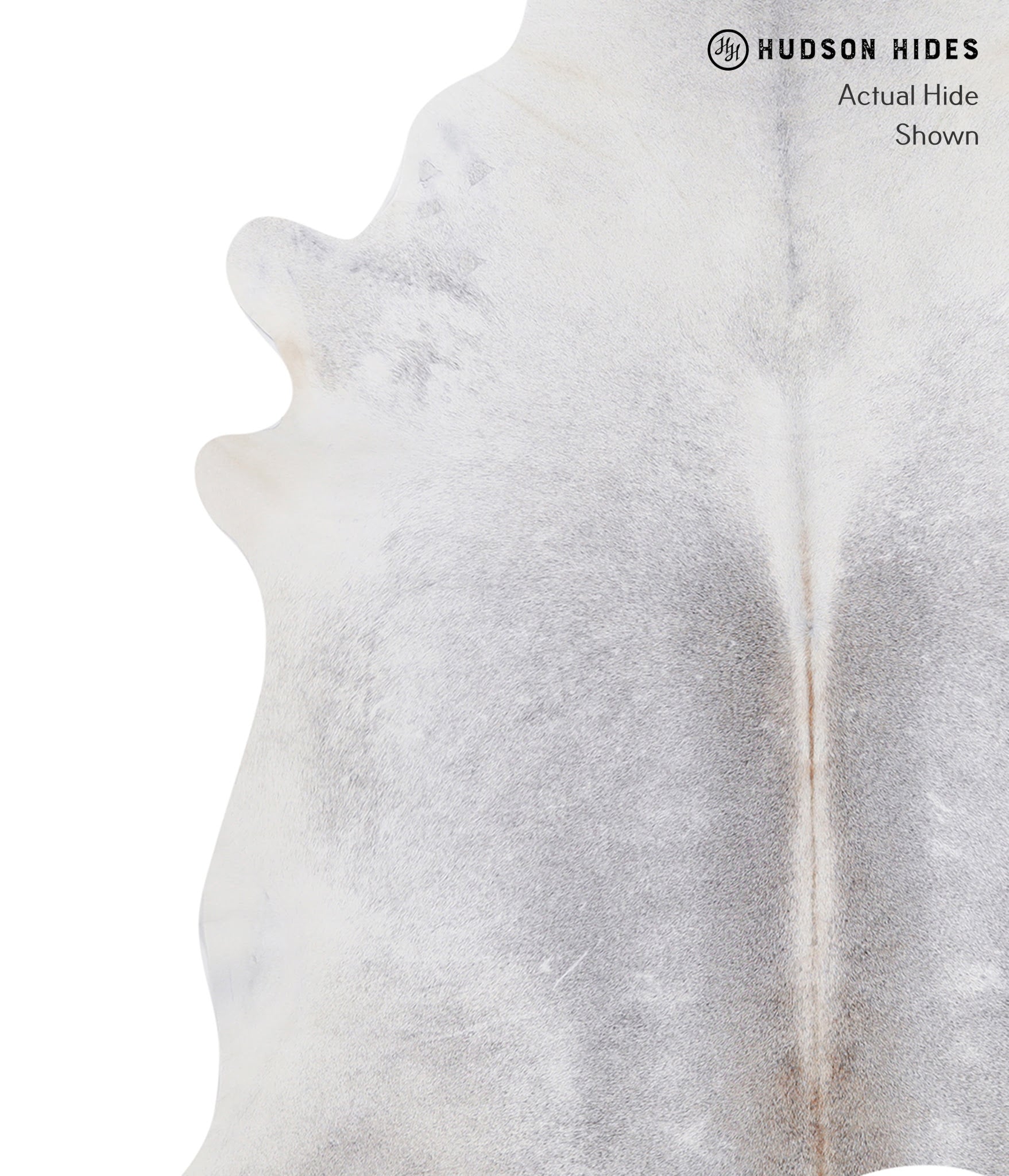 Medium Grey Cowhide Rug #A5012