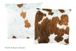 Tricolor Cowhide Pillow 20x20 #A50127 by Hudson Hides