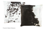 Black and White Cowhide Pillow 20x20 #A50141 by Hudson Hides