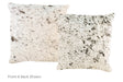 Salt and Pepper Black Cowhide Pillow 20x20 #A50149 by Hudson Hides