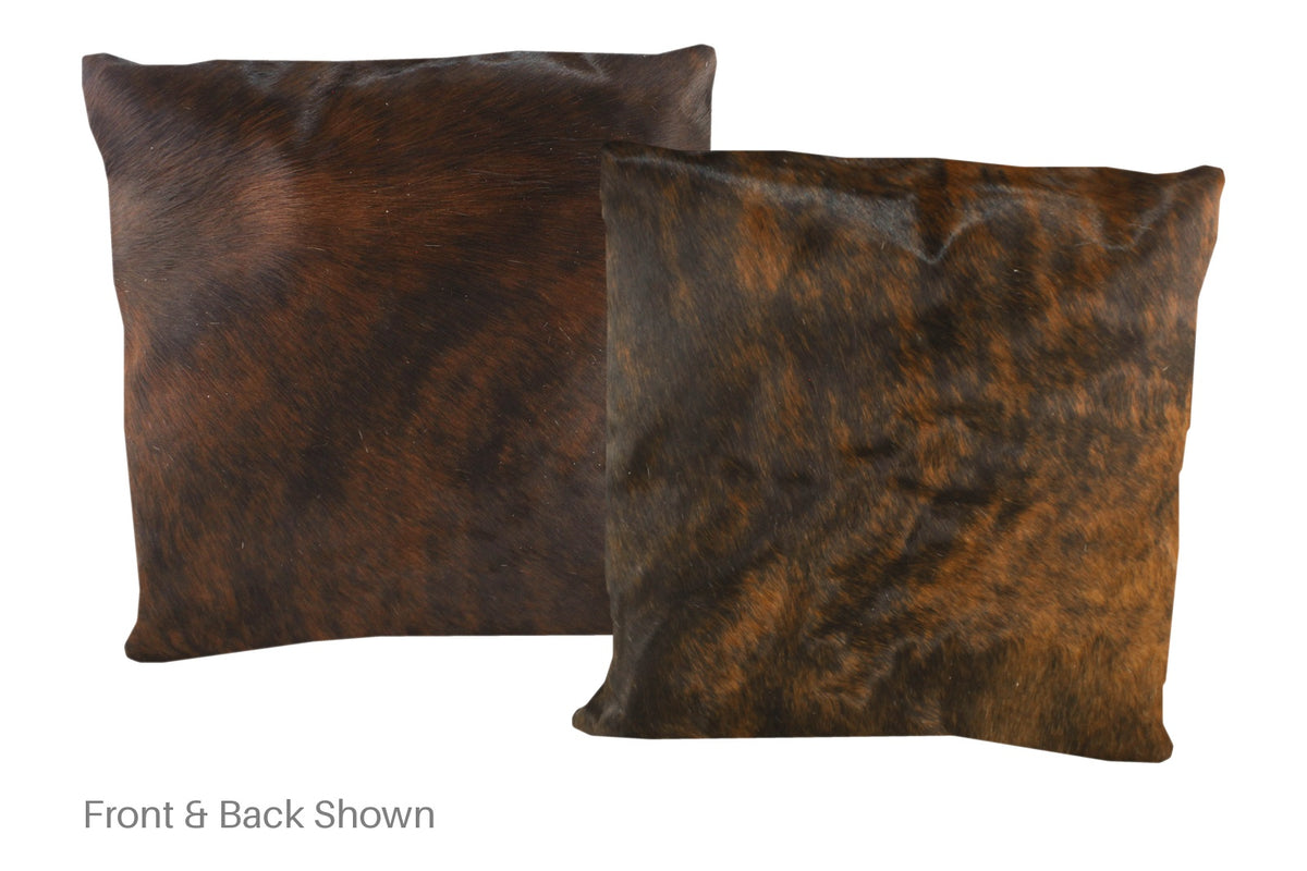Dark Brindle Cowhide Pillow #A50155