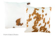 Tricolor Cowhide Pillow 20x20 #A50156 by Hudson Hides