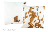 Tricolor Cowhide Pillow 20x20 #A50156 by Hudson Hides