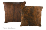 Medium Brindle Cowhide Pillow 20x20 #A50162 by Hudson Hides