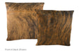 Medium Brindle Cowhide Pillow 20x20 #A50164 by Hudson Hides
