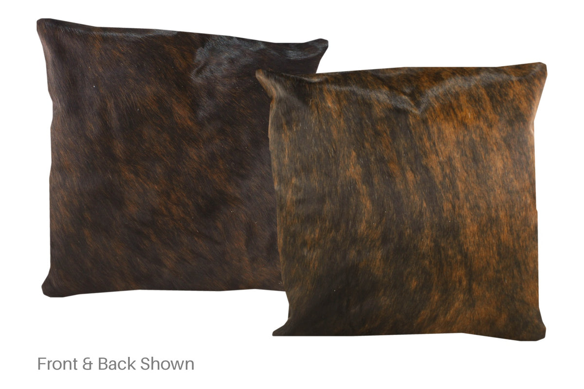 Dark Brindle Cowhide Pillow #A50166