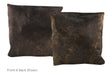 Dark Brindle Cowhide Pillow 20x20 #A50170 by Hudson Hides