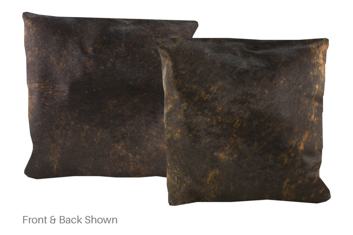 Dark Brindle Cowhide Pillow #A50170