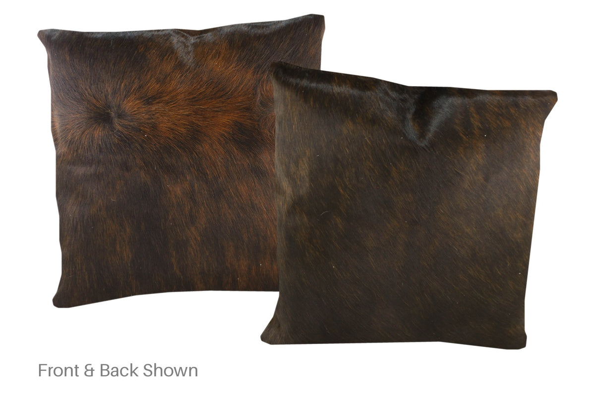 Dark Brindle Cowhide Pillow #A50171