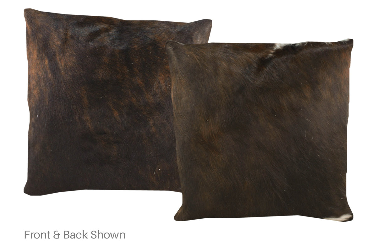 Dark Brindle Cowhide Pillow #A50172