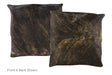 Dark Brindle Cowhide Pillow 20x20 #A50173 by Hudson Hides