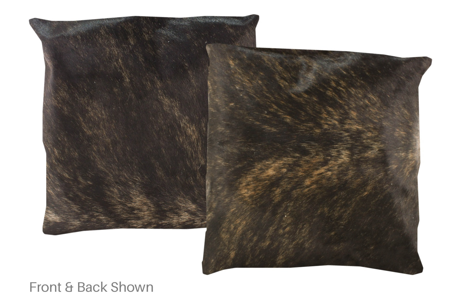 Dark Brindle Cowhide Pillow #A50173