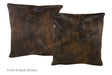 Dark Brindle Cowhide Pillow 20x20 #A50174 by Hudson Hides