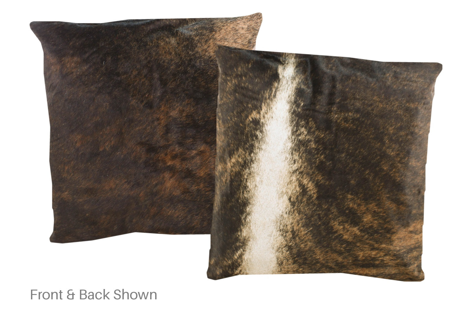 Dark Brindle Cowhide Pillow #A50176