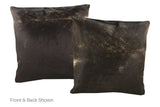Dark Brindle Cowhide Pillow 20x20 #A50177 by Hudson Hides