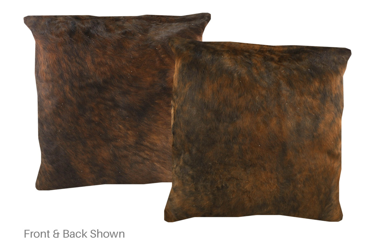 Dark Brindle Cowhide Pillow #A50180