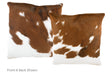 Tricolor Cowhide Pillow 20x20 #A50194 by Hudson Hides