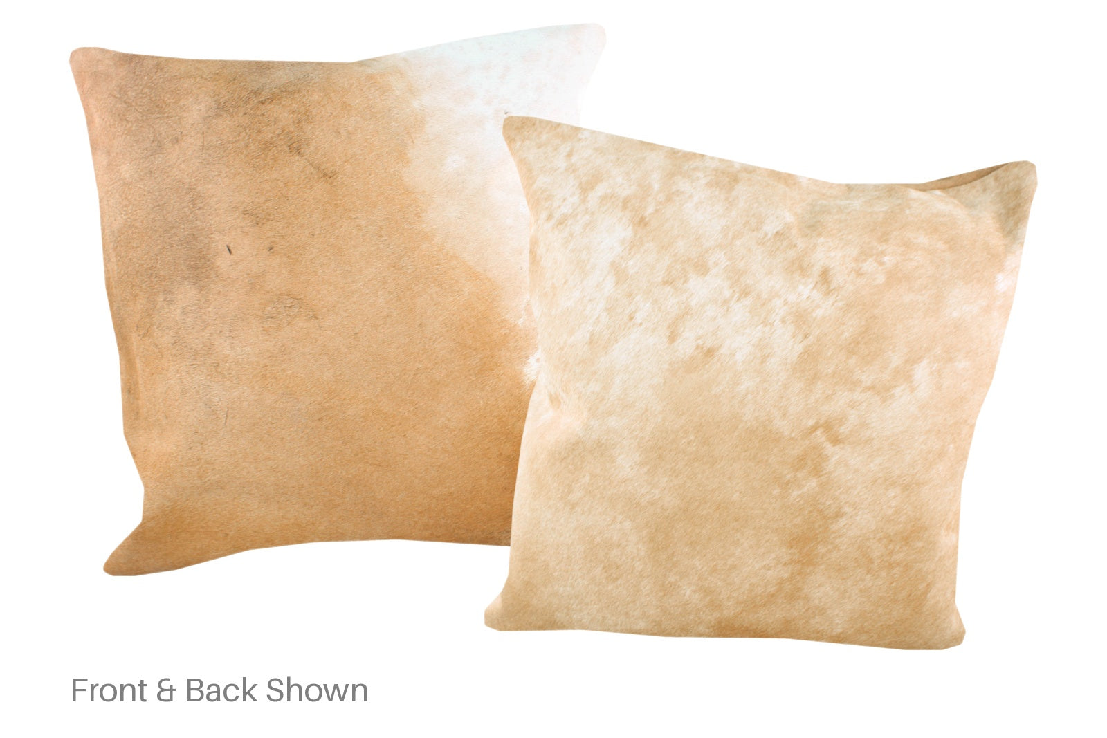 Beige Cowhide Pillow #A50221