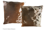 Chocolate Cowhide Pillow 20x20 #A50222 by Hudson Hides